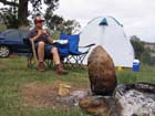 Camping at Bridgetown for the Blues Festival