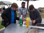 BBQ with the Core employees at Trigg Beach