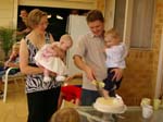 Our niece, Verity Ann, gets christened. These are some pictures of the event.