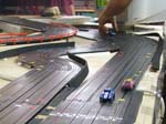This months slotcar meet was held at Kevins place in Armadale. The largest group of starters in the couple of years we have been getting together showed up today, to make for a full day of racing AFX cars. For details of the winners and grinners, please 
