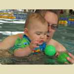 Jais first swimming lesson -  50 of 60