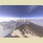 Wide angle Terragen fly-through