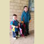 Javiers first day at Kindy -  7 of 53