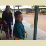 Javiers first day at Kindy