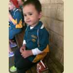 Javiers first day at Kindy